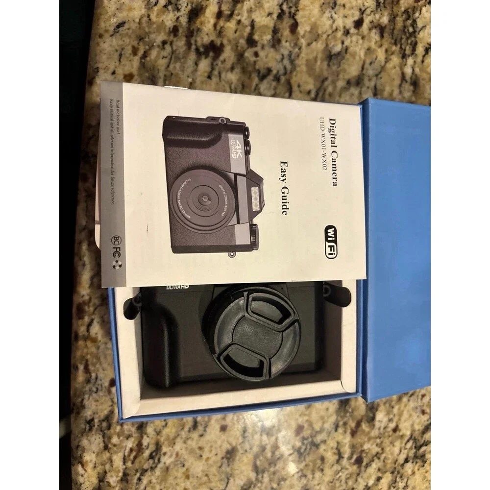 4K Digital Camera,Vlogging Camera with WiFi for YouTube,Autofocus 16X Zoom